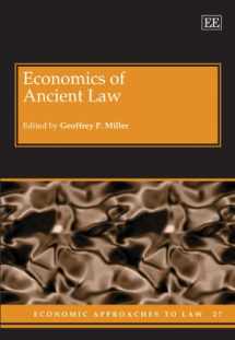 9781848444331-1848444338-Economics of Ancient Law (Economic Approaches to Law series, 27)