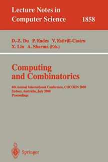 9783540677871-3540677879-Computing and Combinatorics: 6th Annual International Conference, COCOON 2000, Sydney, Australia, July 26-28, 2000 Proceedings (Lecture Notes in Computer Science, 1858)
