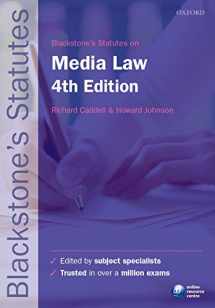 9780199656332-0199656339-Blackstone's Statutes on Media Law