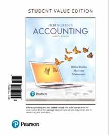 9780134642932-0134642937-Horngren's Accounting, Student Value Edition Plus MyLab Accounting with Pearson eText -- Access Card Package