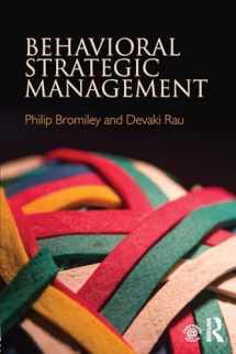 9781138292369-1138292362-Behavioral Strategic Management