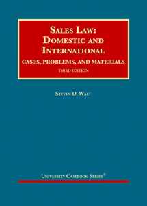 9781647083120-1647083125-Sales Law: Domestic and International, Cases, Problems, and Materials (University Casebook Series)