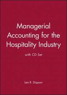9780470258651-0470258659-Managerial Accounting for the Hospitality Industry with CD Set