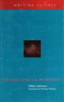 9780804732345-0804732345-Observations on Modernity (Writing Science)