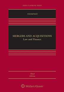 9781454892724-1454892722-Mergers and Acquisitions: Law and Finance (Aspen Casebook)
