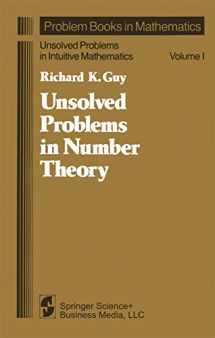 9780387905938-0387905936-Unsolved Problems in Number Theory (Problem Books in Mathematics)