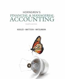 9780133359848-0133359840-Horngren's Financial & Managerial Accounting Plus NEW MyAccountingLab with Pearson eText -- Access Card Package (4th Edition)