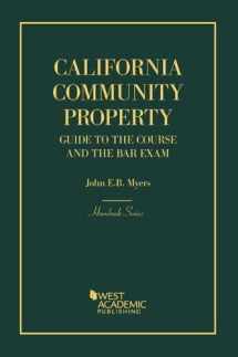 9781640206939-1640206930-California Community Property: Guide to the Course and the Bar Exam (Hornbooks)