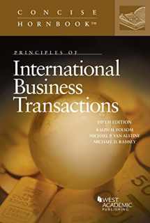 9781647085667-1647085667-Principles of International Business Transactions (Concise Hornbook Series)