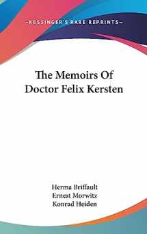 9781436711777-1436711770-The Memoirs Of Doctor Felix Kersten