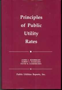 9780910325233-0910325235-Principles of Public Utility Rates