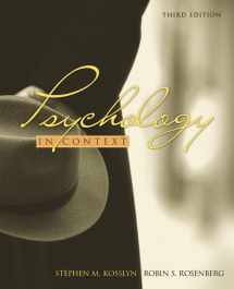 9780205456147-0205456146-Psychology in Context