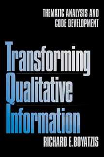 9780761909613-0761909613-Transforming Qualitative Information: Thematic Analysis and Code Development