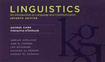 9780262344166-0262344165-Linguistics Interactive Etextbook Access Code: An Introduction to Language and Communication