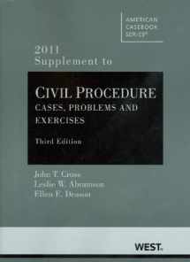 9780314274311-0314274316-Civil Procedure, Problems and Exercises, 3d, 2011 Supplement (American Casebook Series)