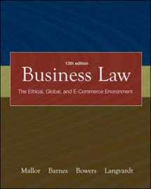 9780073271392-007327139X-Business Law: The Ethical, Global, and E-commerce Environment, 13th Edition