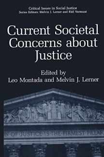 9780306453953-0306453959-Current Societal Concerns about Justice (Critical Issues in Social Justice)