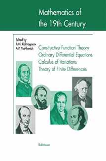 9783764358457-3764358459-Mathematics of the 19th Century: Function Theory According to Chebyshev Ordinary Differential Equations Calculus of Variations Theory of Finite Differences