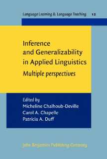 9789027219633-902721963X-Inference and Generalizability in Applied Linguistics (Language Learning & Language Teaching)