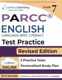 9781946795267-1946795267-PARCC Test Prep: Grade 7 English Language Arts Literacy (ELA) Practice Workbook and Full-length Online Assessments: PARCC Study Guide (PARCC by Lumos Learning)