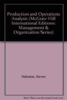 9780071145763-0071145761-Production and Operations Analysis (McGraw-Hill International Editions: Management & Organization Series)