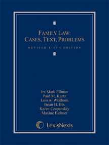 9781632831194-1632831198-Family Law: Cases, Text, Problems (2015 Loose-leaf version)