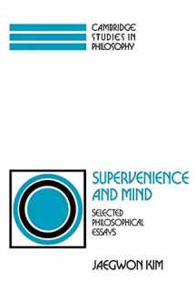 9780521439961-0521439965-Supervenience and Mind: Selected Philosophical Essays (Cambridge Studies in Philosophy)