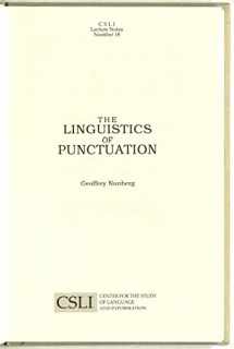 9780937073476-0937073474-The Linguistics of Punctuation (Volume 18) (Lecture Notes)
