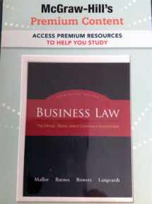 9780073361772-0073361771-Premium Content Card t/a Business Law