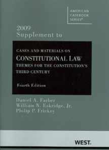 9780314205865-0314205861-Constitutional Law: Themes for the Constitution's Third Century, 2009 Supplement