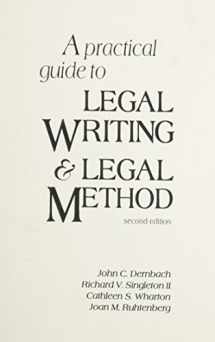 9780837705613-0837705614-A Practical Guide to Legal Writing & Legal Method (2nd Edition)