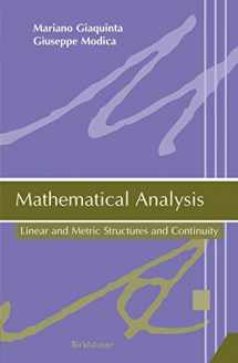 9780817643751-0817643753-Mathematical Analysis: Linear and Metric Structures and Continuity