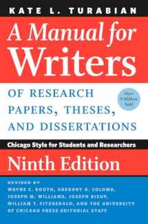 9780226713892-022671389X-A Manual for Writers of Research Papers, Theses, and Dissertations, Ninth Edition: Chicago Style for Students and Researchers (Chicago Guides to Writing, Editing, and Publishing)