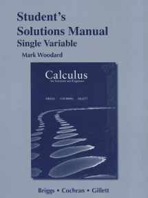 9780321826763-0321826760-Student's Solutions Manual for Calculus for Scientists and Engineers, Single Variable
