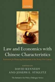 9780199698547-0199698546-Law and Economics with Chinese Characteristics: Institutions for Promoting Development in the Twenty-First Century (Initiative for Policy Dialogue)