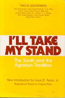 9780807103579-0807103578-I'll Take My Stand: The South and the Agrarian Tradition (Library of Southern Civilization)