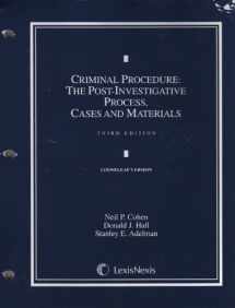 9781422472460-1422472469-Criminal Procedure: Post-Investigative Process, Cases and Materials (Loose-leaf version)