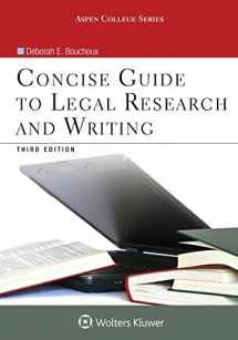 9781454873341-1454873345-Concise Guide To Legal Research and Writing (Aspen College)