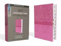 9780310460640-0310460646-NIV, Super Giant Print Reference Bible, Leathersoft, Pink, Red Letter, Thumb Indexed, Comfort Print