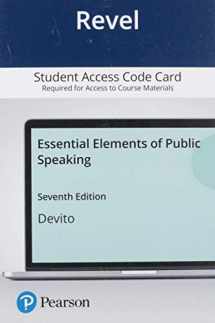 9780135304969-0135304962-Essential Elements of Public Speaking -- Revel Access Code