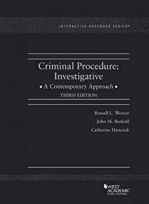 9781684678822-168467882X-Criminal Procedure: Investigative, A Contemporary Approach (Interactive Casebook Series)