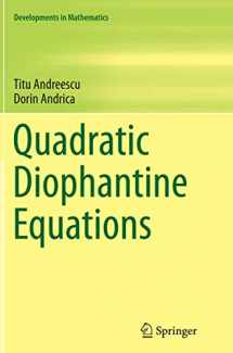 9781493938803-1493938800-Quadratic Diophantine Equations (Developments in Mathematics, 40)