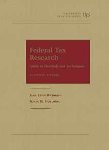 9781647082833-1647082838-Federal Tax Research: Guide to Materials and Techniques (University Treatise Series)