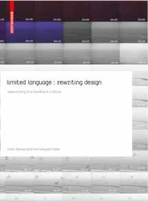 9783764389345-3764389346-limited language: rewriting design: responding to a feedback culture