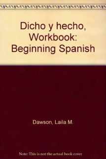9780471394174-0471394173-Workbook with Answer Key to accomany Dicho y Hecho: Beginning spanish, 6e