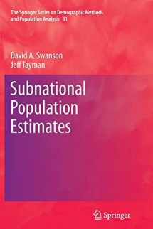 9789400797130-9400797133-Subnational Population Estimates (The Springer Series on Demographic Methods and Population Analysis, 31)