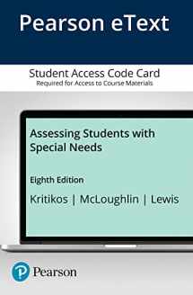 9780134575698-0134575695-Assessing Students with Special Needs -- Enhanced Pearson eText