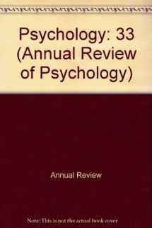 9780824302337-0824302338-Annual Review of Psychology: 1982