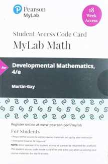 9780135910757-0135910757-Developmental Mathematics -- MyLab Math with Pearson eText Access Code