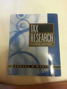 9780136015314-013601531X-Tax Research (4th Edition)